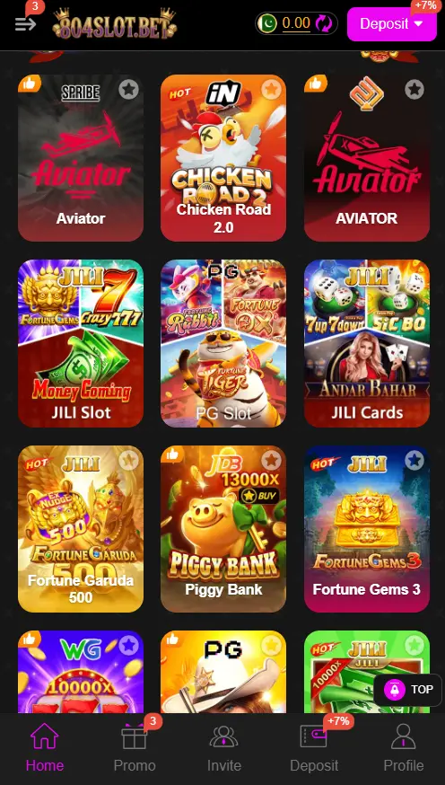 804Slot BET Game
