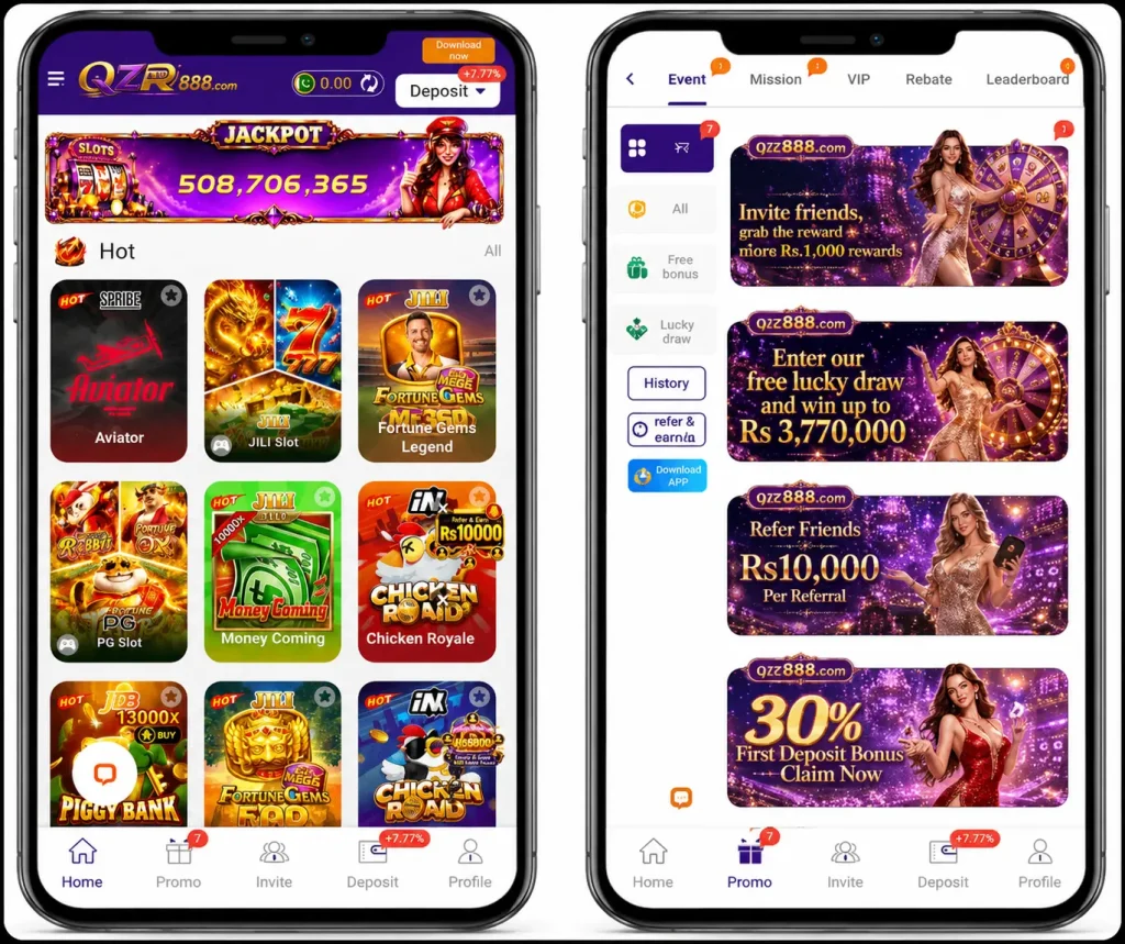 QZR888 Game Download APK 2026